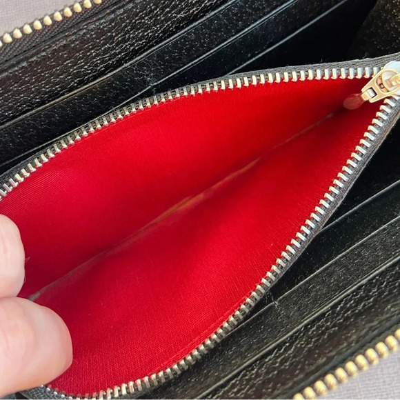 Bulgari Zip Around Long Wallet Canvas Black - Picture 7 of 7